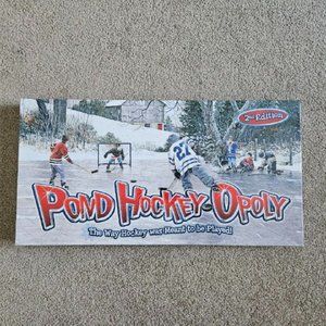 Late For The Sky Pond Hockey-opoly (2nd Edition) The Game - SEALED‎